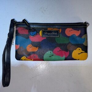 Dooney & Bourke Rainbow Wonder Duck wristlet